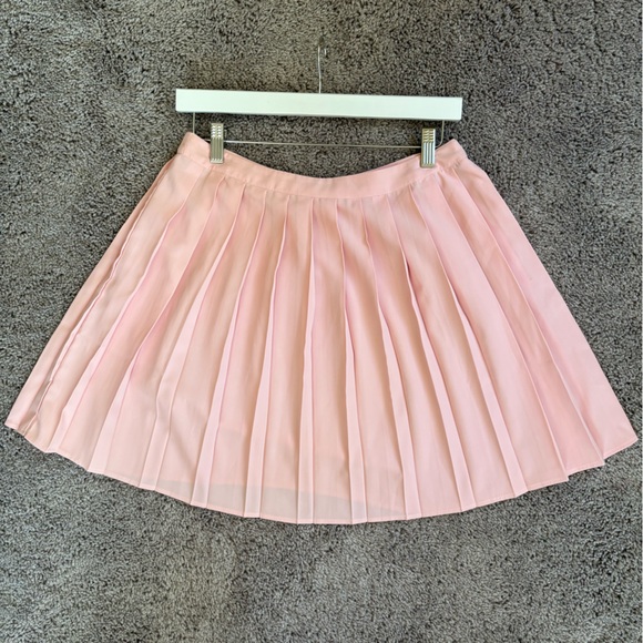 Stitch-Fix Women’s Baby Pink Pleated Skirt Size M - Picture 1 of 5